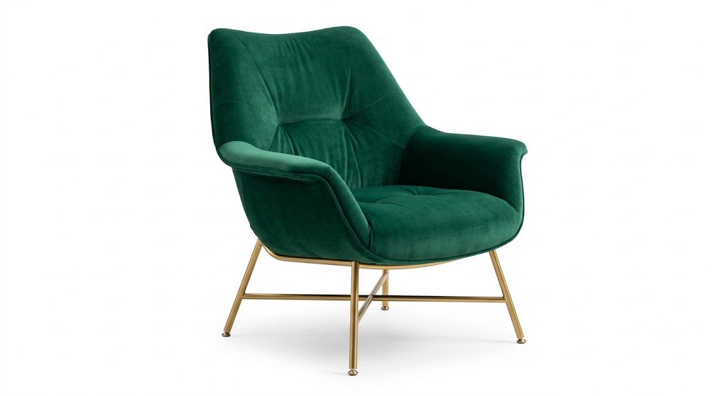 Velvet Accent Chair