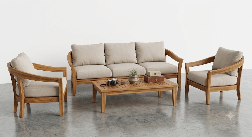 Teak Garden Sofa Set